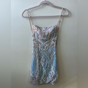 Lucy in the Sky Sequin Mini Dress